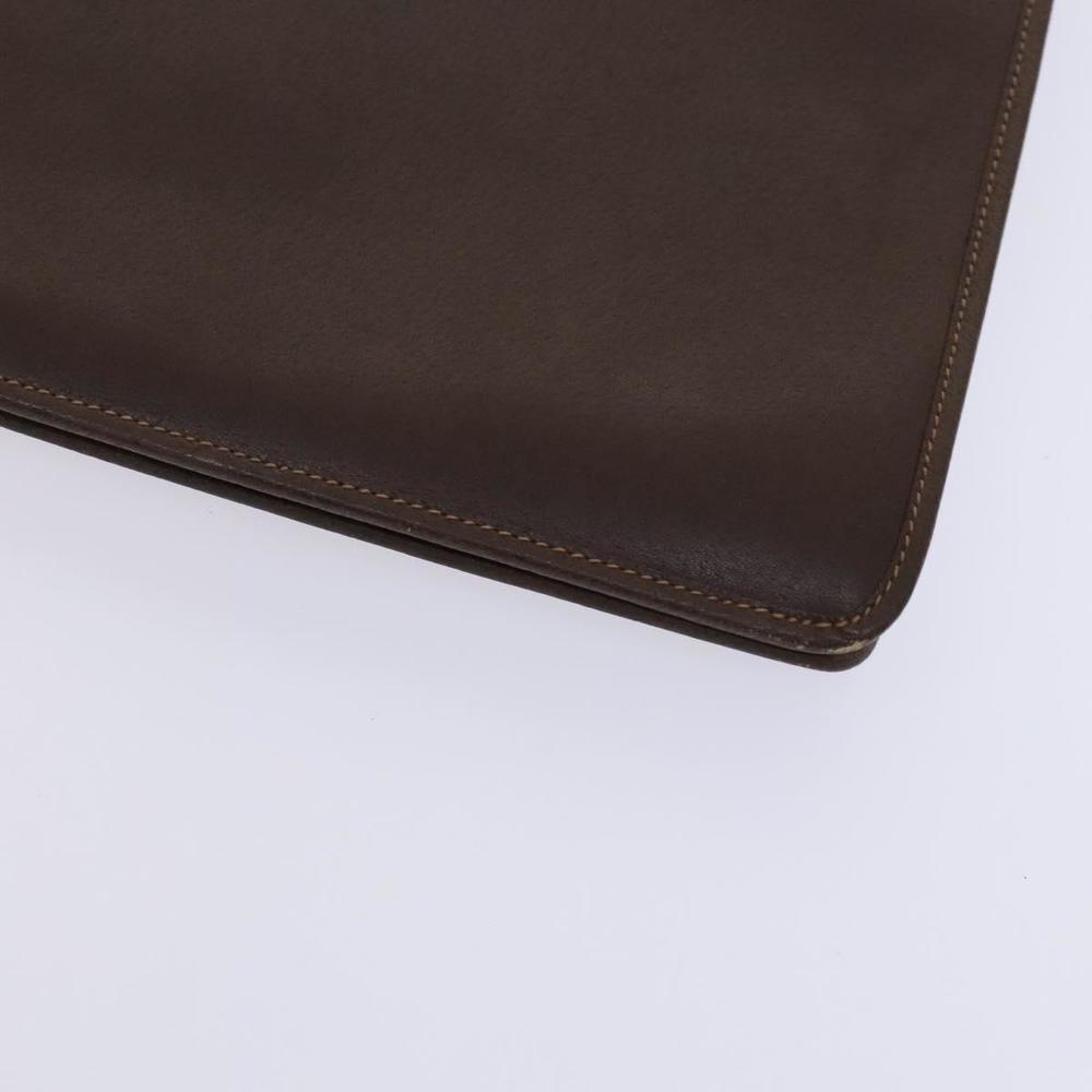 GUCCI Business Bag Leather 2way Brown Auth ep8518 - Picture 9 of 16